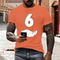 thumbnail image 1 of Tops para hombre, blusas y camisas de manga corta con cuello redondo para hombre, jersey informal con cuello redondo estampado para hombre, pantalones cortos deportivos para fitness, blusa de poliéste, 1 of 5