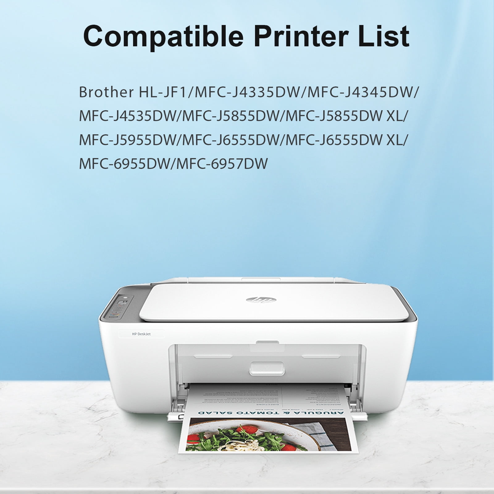 LC406XL LC406 Ink Cartridge Compatible for Brother MFC-J4335DW MFC-J5855DW Printer 406XL for MFC-J6555DW MFC-J4535DW MFC-J6955DW MFC-J4345DW MFC-J5955DW - 4 Pack Black Cyan Magenta Yellow