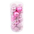 thumbnail image 2 of Opvise Glittering Baubles Balls Christmas Tree Ornament Xmas Party Hanging Decoration Pink, 2 of 8