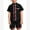 Black, variant on IDOPIP Toddler Baby Boys Mexican Outfits Short Sleeve Button Up Shirt+Shorts Traditional Ethnic Wear