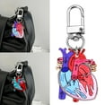 thumbnail image 2 of JZROCKER Portable Human Organs Keychain Heart Anatomy Keychain Lightweight Key Rings Accessory for Healthcare Workers, 2 of 12