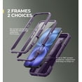 thumbnail image 2 of Dexnor for iPhone 16 Plus Case with Slide Camera Cover & Adjustable Kickstand & Built-in Screen Protector,Compatible with MagSafe Shockproof Bumper Cases Heavy-Duty Magnetic Protective Cover, Purple, 2 of 7