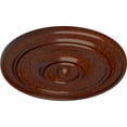 thumbnail image 3 of 54"OD x 4 7/8"P Large Classic Ceiling Medallion (Fits Canopies up to 13 1/2"), Hand-Painted Burnished Mahogany Crackle, 3 of 6