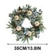 thumbnail image 2 of Ganfancp Otoño Blanco Calabaza Guirnalda Decoración para El Hogar Puerta Colgante Guirnalda Adornos de Vacaciones 35 Ofertas Del Día Liquidación Corona de Flores*1, 2 of 5