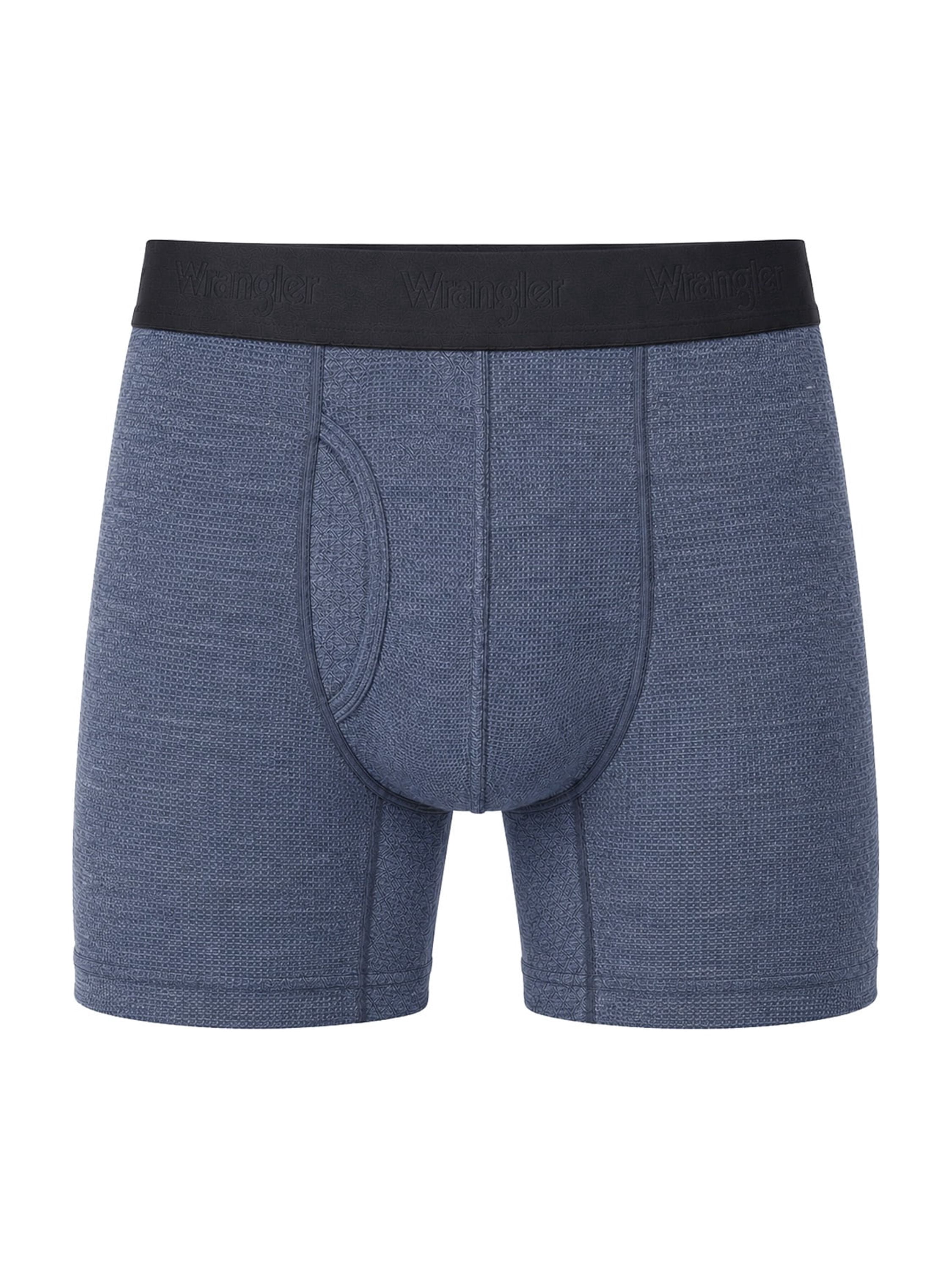 Wrangler Men's Air Flex Mesh 6" Boxer Brief, 6 Pack