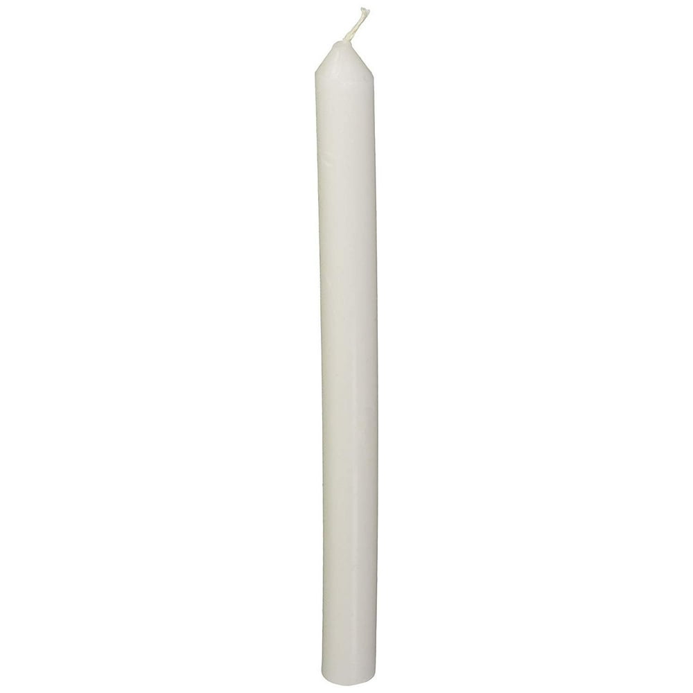Candle Lite 5019595 10" WHT Dinner Candle