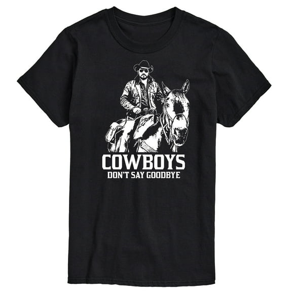 Yellowstone - Rip Cowboys Don't Say Goodbye - Men's Short Sleeve Graphic T-Shirt