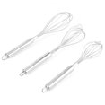 thumbnail image 3 of Milk Frother,3Pcs Stainless Steel Manual Manual Egg Beater Baking Tool Leading Edge Technology, 3 of 7