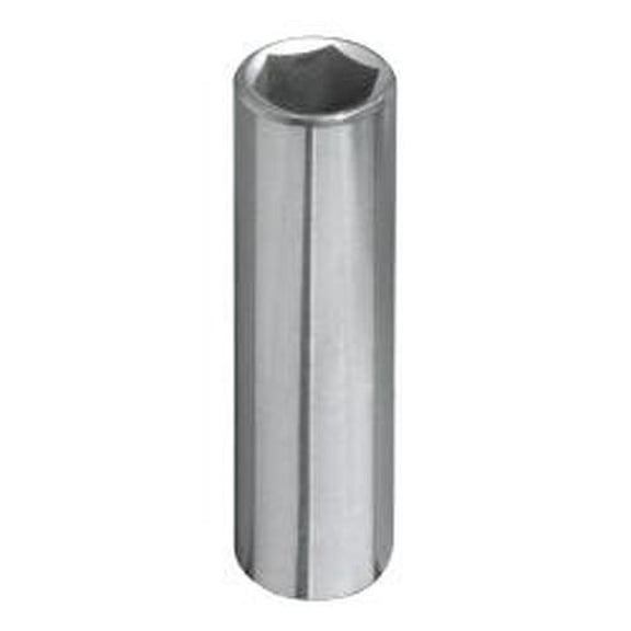 KLEIN 9/32" Deep 6-Point Socket, 1/4" Drive