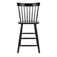 thumbnail image 2 of SAFAVIEH Providence Solid Spindle Back Counter Stool with Footrest, Black, 2 of 7