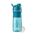 thumbnail image 1 of BlenderBottle SportMixer Shaker Bottle perfecto para batidos de proteínas y preentrenamiento, 28 onzas, verde azulado, 1 of 2