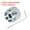 Grey, variant on Uxcell Guitar Knobs Metal, Volume Tone Control Dome Knob Potentiometer Knobs with Wrench for Electric Guitar Bass Matte Black