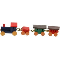 UNOMOR Tiny Train Set Wooden Train for Parents Retro Steam Train 1Pcs