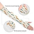 thumbnail image 3 of Manches à Pois Tigre Chat Protection UV Manches Rafraîchissantes Manches en Soie Glacée Unisexes avec Trou pour le Pouce pour Course Cyclisme Conduite Sports Extérieurs, 3 of 7