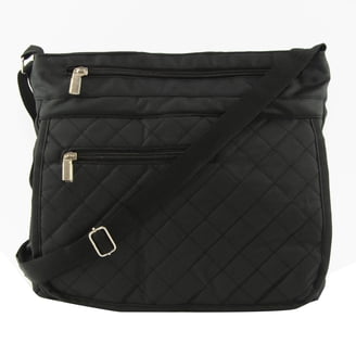 Satchelli RFID Crossbody Purse For Women | Lightweight Travel Bag With Removable Wristlet, 12x10x3.5 Inches