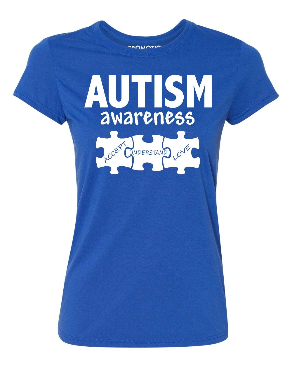 Autism Awareness Support Jigsaw Puzzle Men's T-shirt Colored