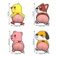 thumbnail image 2 of Pegatinas Anticolisión Para Coche De 2 Uds., Pegatina Protectora De Parachoques De Puerta De Coche De Animales De Dibujos Animados De Pvc, Pegatinas Antiarañazos Para Trasero De Silicona 3D Methold VI011812-01, 2 of 6