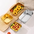 thumbnail image 6 of Multifunctional Stainless Steel Toddler Plates Set for Kids, Sturdy Metal Dinnerware, Safe for Oven and Dishwasher Use, 6 of 9
