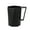 Black, variant on CSSJKYJ Reusable Plastic Drinking Cup with Handle, BPA Free Microwave & Dishwasher Safe Food Grade PP 13 Ounce Coffee & Milk Mug Set of 1 (Gray)