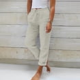 thumbnail image 2 of MEICHEN Essentials Summer Fashion Clothing for Women Cotton and Linen Embroidered Wide Leg Pants Spring Loose High Waist Straight Casual Pants for Women, 2 of 6