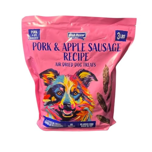 Irish Rover Pork and Apple Sausage Air Dried Dog Treats (48 Ounce)