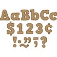 thumbnail image 1 of TEACHER CREATED RESOURCES BURLAP BOLD BLOCK 4IN LETTERS, 1 of 4