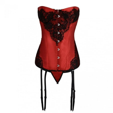 

AXXD Clearance Shapewear For Women Wrap Waist Trainer Belt Slimming Plus Size Waist Bustier G-string 2023 New Year Reset Red 6