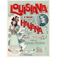 thumbnail image 3 of Anonymous 19x24 Black Modern Framed Museum Art Print Titled - Louisiana from Havana (1899), 3 of 5