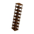 thumbnail image 4 of Zapatero vertical de 9 niveles, organizador de zapatos, ahorro de espacio, combinación libre, estante estrecho para zapatos, caja de almacenamiento, 4 of 7