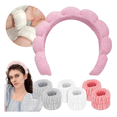 thumbnail image 1 of Kit 7pzs Diademas Para Maquillaje Y Muñequeras Skincare Spa Xtellar rosa, 1 of 3