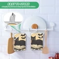 thumbnail image 4 of Yayeee Pot Holders Kitchen Heat Resistant with Pocket 7"x9.8" Cotton Oven Cooking Hot Pads, Beige Halloween Cat, 4 of 7