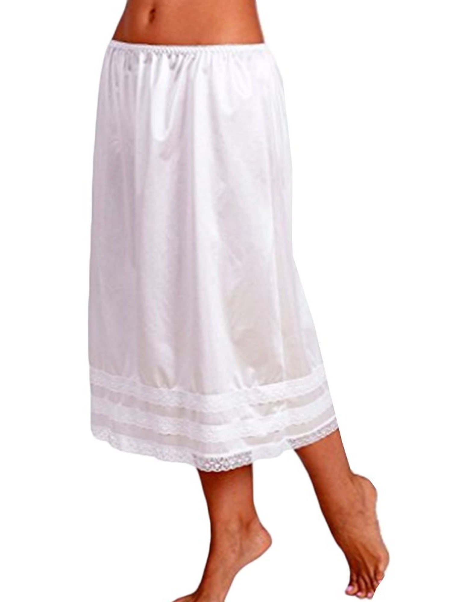 Musuos Women Dress Elastic High Waist Skirt With Petticoat Plus Size -  Walmart.com