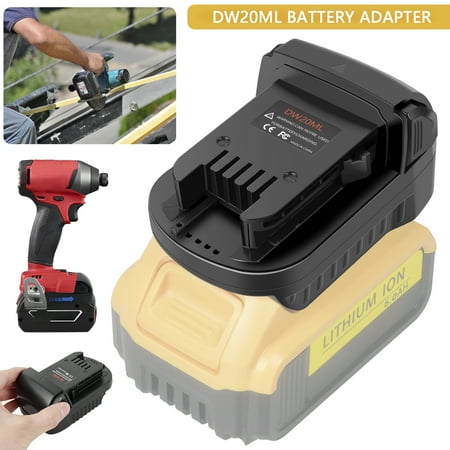 

Protoiya Lithium Battery Adapter Compatible with 18V 20V BL1830 BL1840 BL1850 BL1860 MT20ML Professional Battery Convertor Adapter Portable Power Battery Adapter Tool Durable for Battery