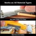 thumbnail image 3 of Archivo ranurado con forma de tuerca para guitarra MusicNomad MN651 con revestimiento de diamante, 3 of 6