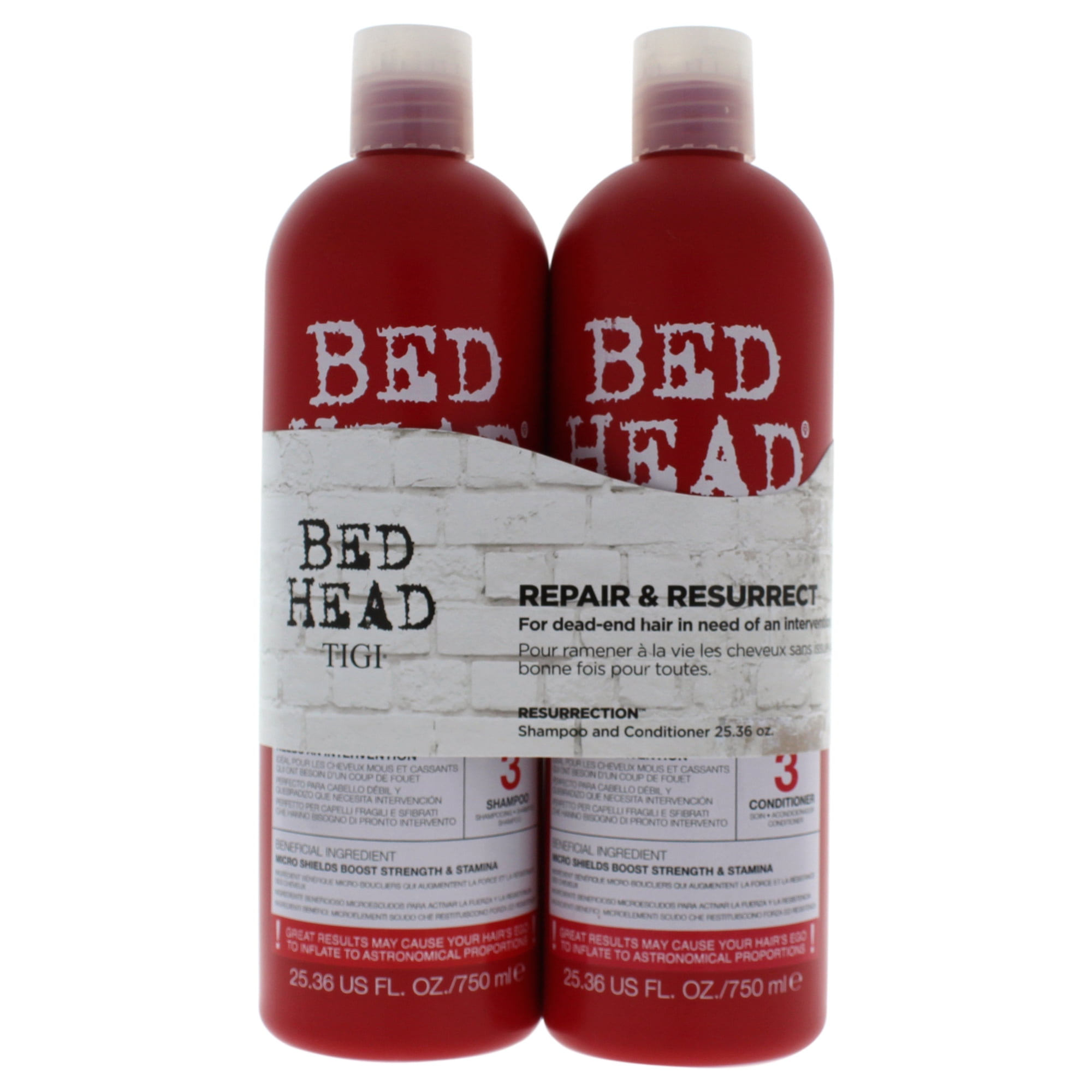 TIGI Bed Head Urban Antidotes Resurrection Conditioner, 25.36 Oz. / 750 Ml - Revitalisierende Spülung Für Strapaziertes Haar