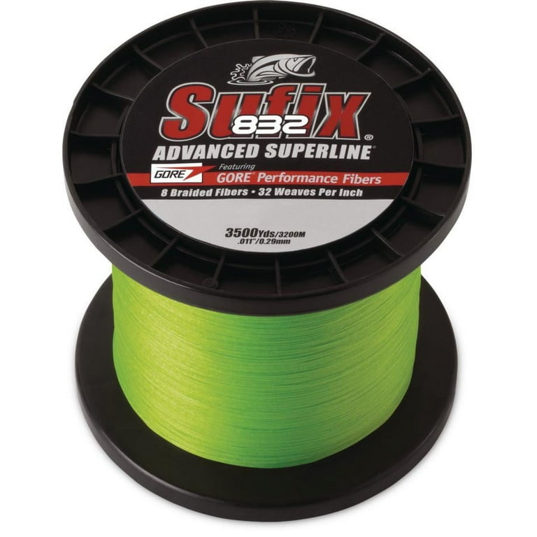 Sufix 832 Advanced Superline Braid 30 lb Sunrise Fishing Line