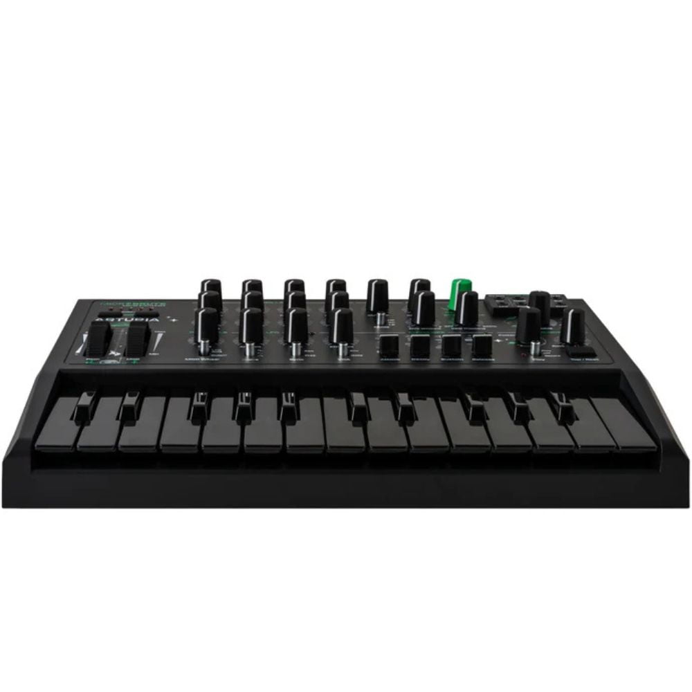Arturia Micro Brute UFO Bundle with Polsen HPC-A30 Closed-Back Studio Monitor Headphones, Kellards MID-P10T Pro MIDI to MIDI Cable 10 Feet