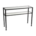 thumbnail image 2 of Southern Enterprises Canapé Noir avec Plateau en Verre, 2 of 2