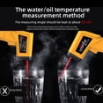 thumbnail image 4 of -50~530℃ Handheld Infrared Thermometer 12:1 Target Positioning Contactless Digital Temperature Meter with LCD Screen Adjustable Emissivity Pyrometer for Industrial Kitchen Cooking Automotiv, 4 of 5