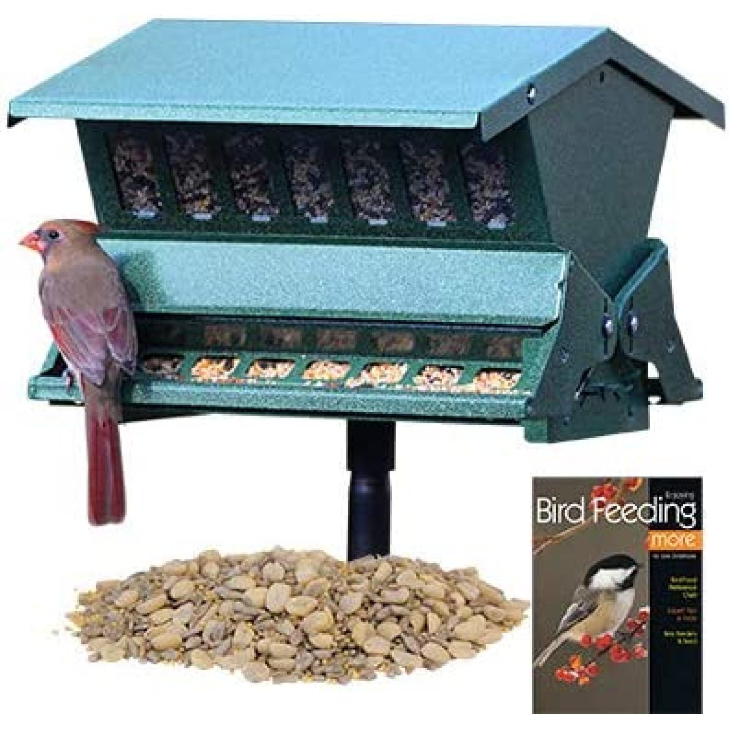 Heritage Farms Absolute Bird Feeder with Waste Free Seed, Great bird