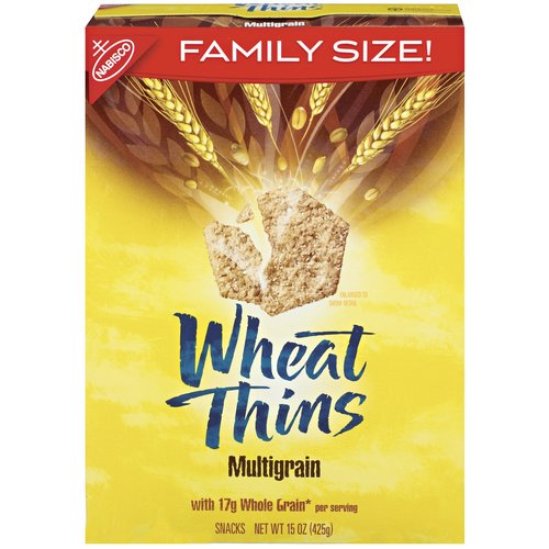 Nabisco Wheat Thins MultiGrain Baked Snack Crackers, 15 Oz. Walmart