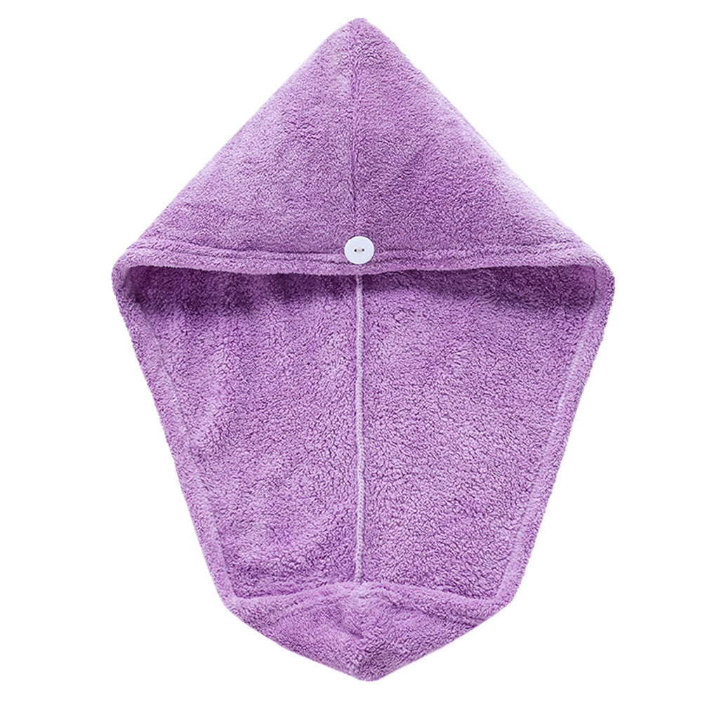 Towel Cap Quick Dry Hair Wrap Microfiber Cap Bathing Magic Drying Hat ...