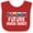 Red and White, variant on Inktastic Future Railroad Engineer Train Boys or Girls Baby Bib