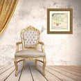 thumbnail image 3 of Unknown 26x26 Gold Ornate Wood Framed with Double Matting Museum Art Print Titled - Rose Wine, 3 of 4