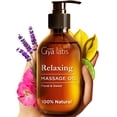 thumbnail image 1 of Aceite de masaje relajante Gya Labs, 200 ml, 100% puro y natural, 1 of 8
