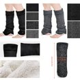 thumbnail image 3 of Dyfzdhu Women Winter Long Warm Leg Cover Thick Cold Proof Plush Soft Warm Socks, 3 of 3