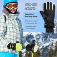 thumbnail image 4 of Guantes de nieve de invierno MoKo, impermeables, con puños elásticos para niños, 4 of 7