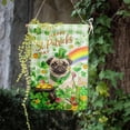 thumbnail image 7 of Pug St Patricks House Flags 28x40 Double Sided Dog St Patricks Day Lawn Flag Buffalo Plaid Shamrock Flag Outdoor Rainbow St Patrick Day Garden Flag Large, 7 of 7