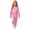 0-Pink180, variant on Kiijoy Toddler Girls Outfits Hearts Print Long Sleeve Shirt Pants Sleepwear, Sizes 3-4