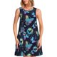 thumbnail image 1 of Fotbe Blue Butterfly Vestido de Verano sin Mangas para Mujer – Vestido Midi Línea A, Estilo Camiseta Floral, Vestido Playero Casual y Fluido, 1 of 7